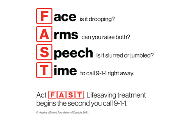 Act FAST. Lifesaving treatment begins the second you call 9-1-1.